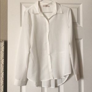 Off White Burton down blouse